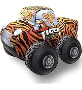 ArtCreativity Safari Plush Monster Truck, 8 Inch Big Monster Truck Stuffed Toy, Cool Animal-Theme...