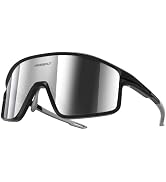 MAMBAOUT Polarized Sports Sunglasses for Men Women, Sunglasses with UV Protection for Cycling Run...