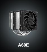 SAMA A60E Premium Dual Tower CPU Air Cooler – Dual 120mm Guide Ring Fans | 6 Heat Pipes, 265W TDP...