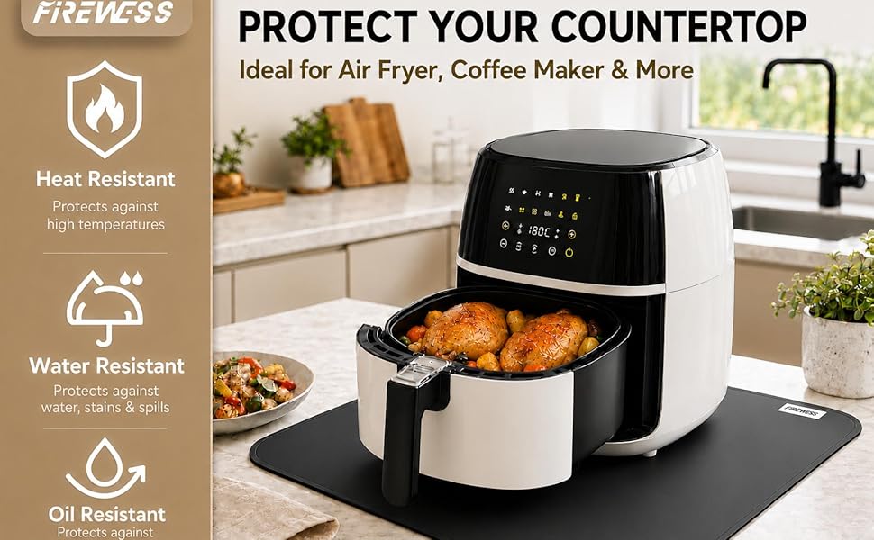 Fireproof Heat Resistant Mats for Air Fryer