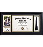 ELSKER&HOME 11x22 Diploma Frames with Tassel Holder for 8.5x11 Certificate Document Shadow Box, 4...