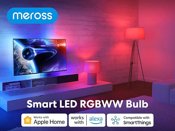 meross Smart RGBWW WiFi LED Bulbs