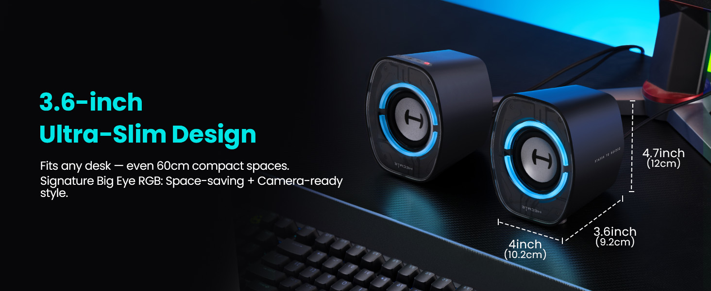 3.6-inch Ultra-Slim Design