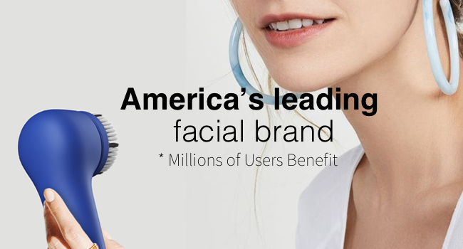 Na°graCoola face scrubber facial cleansing brush