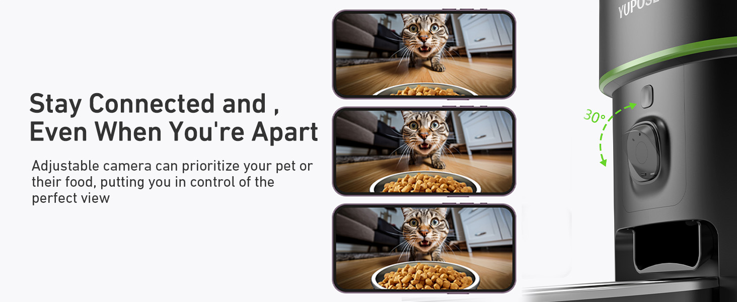 automatic cat feeder with camera