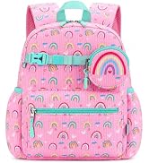 RHCPFOVR Toddler Backpack for Girls 2-4 - Girls 13" H Bookbag for Preschool Kindergarten Cute Cor...