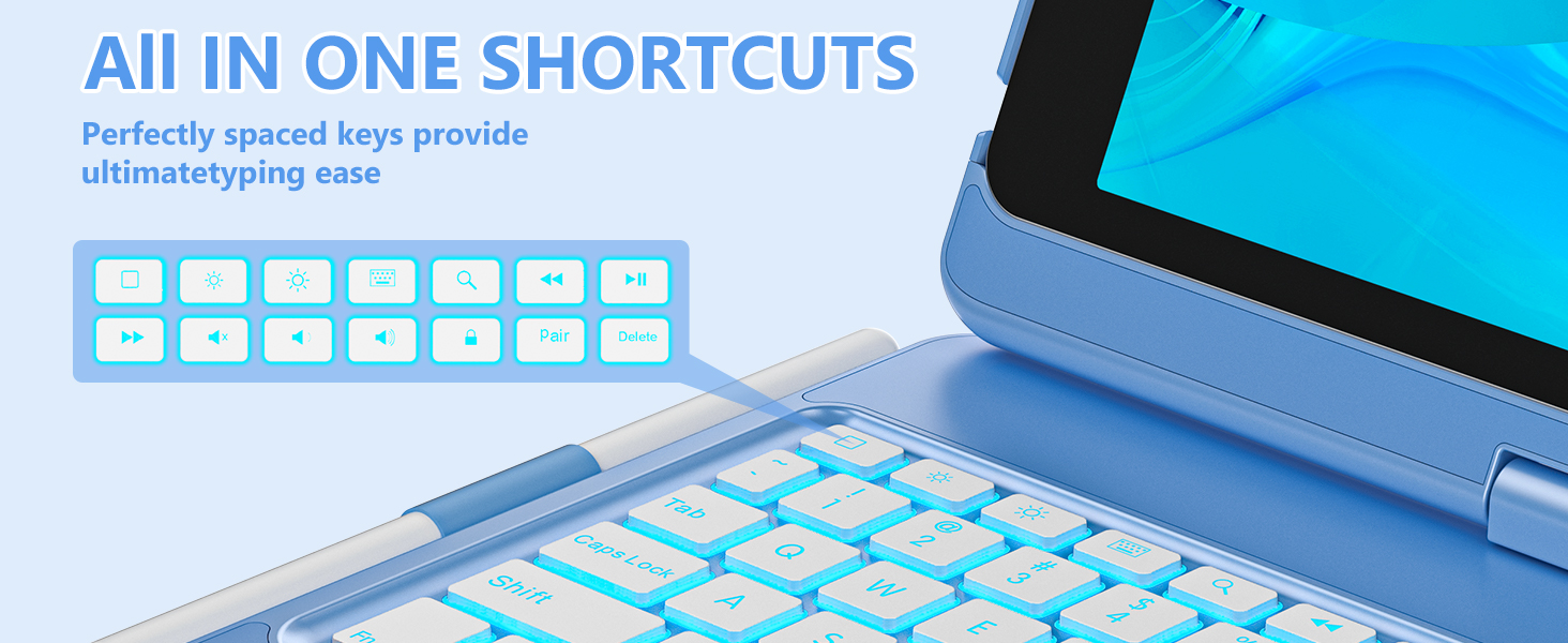 ipad keyboard 9th generation ipad case with keyboard 9th generation keyboard for ipad 9th generation