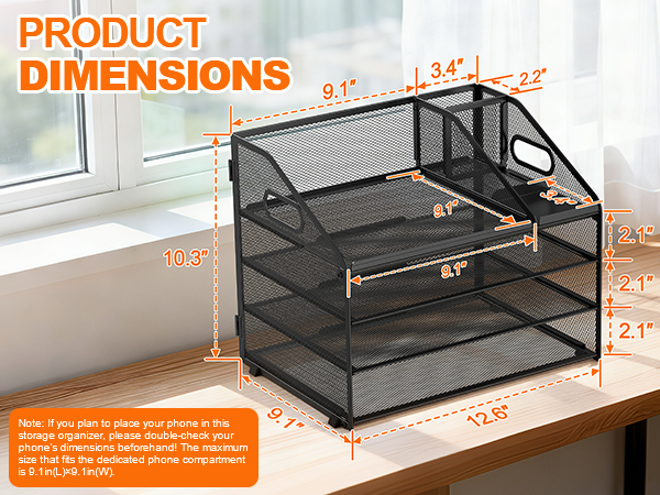 Product Dimensions Perfect Fit for Any Desk