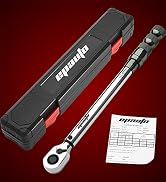 EPAuto 1/2-Inch Drive Easy Lock Ring Click Torque Wrench, 10-150 ft-lb