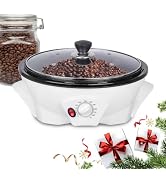 Akynjtbca Electric Coffee Roaster Machine, 500g/17.6oz Coffee Bean Roaster for Home Use 0-240? No...