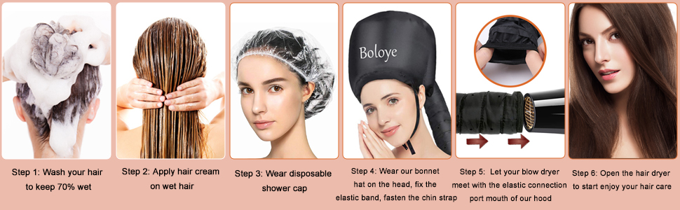 bonnet hood hair dryer