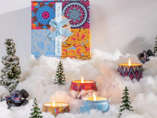 Candles for Home Scented Aromatherapy Candles Gifts Set for Women