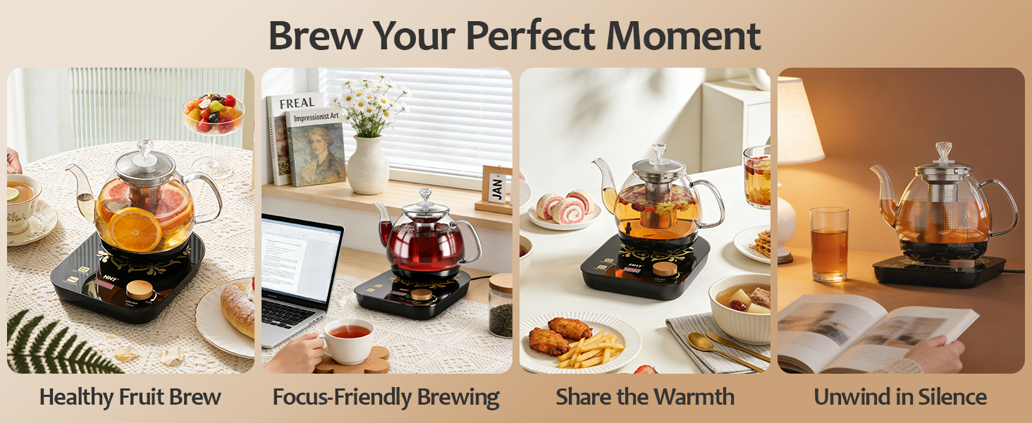 HHT electric tea maker kettle