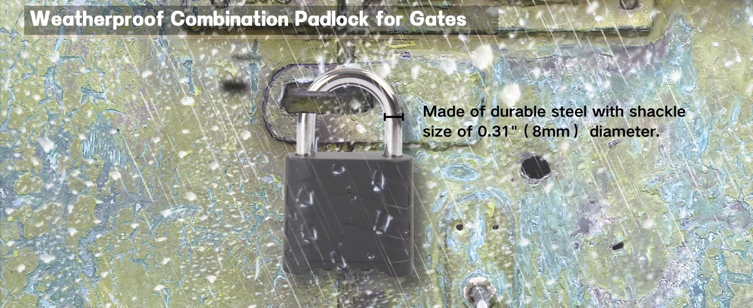 digital lock for gate lock outdoor master lock combination outdoor outdoor gate lock with code