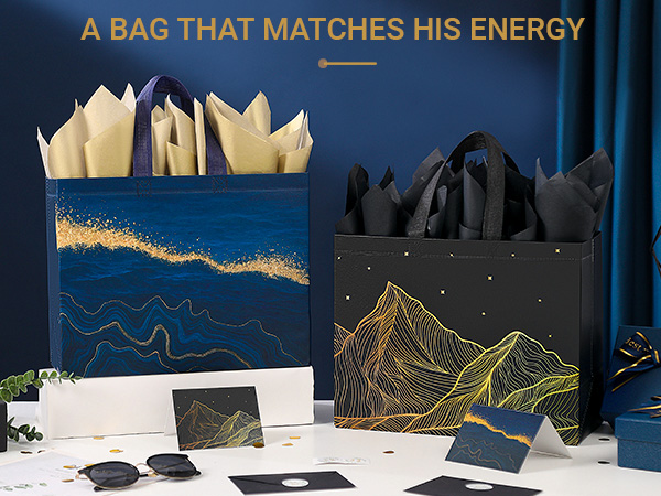 gift bags with handles