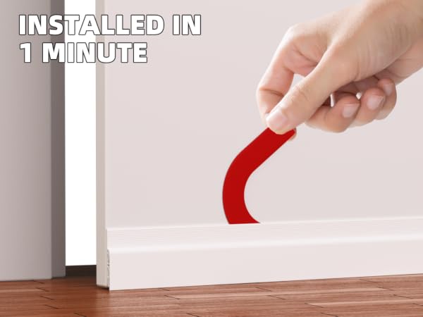 Under Door Draft Stopper Exterior