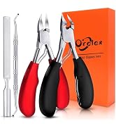 Orelex Toenail Clippers for Seniors Thick Toenails, Podiatrist Toenail Nipper, Professional Nail ...