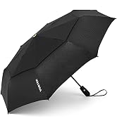 ShedRain Vortex Automatic Compact Folding Travel Umbrella – Push-Button Open & Close, Vented Doub...