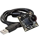 Arducam 1080P Low Light WDR Ultra Wide Angle USB Camera Module for Computer, 2MP CMOS IMX291 160 ...
