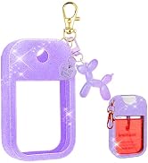 LEISENOR Hand Sanitizer Spray Glitter Case Compatible with Touchland 1FL. OZ