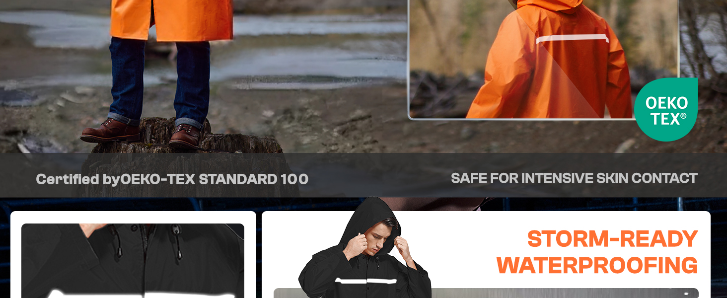 LONG RAIN JACKET
