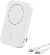 Belkin BoostCharge Pro Wireless Power Bank 8K w/ Qi2, MagSafe Compatible + Built-in Pop-up Kickst...