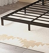 Maenizi 8 Inch Bed Frame Queen Size No Box Spring Needed, Heavy Duty Queen Platform Metal Bed Fra...