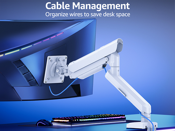 single monitor desk mount