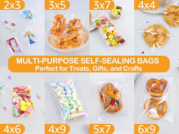 cookie bags with seal