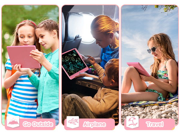 go outside airplane travel