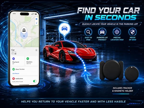 GPS Tracker for Vehicles,Magnetic Waterproof Car Tracker