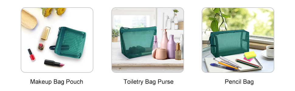 zip pouches organizing pouches clear travel makeup bag
