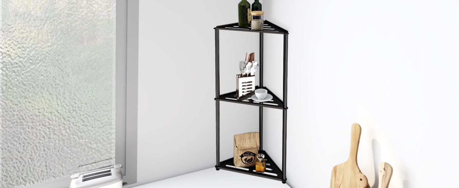 shower rack corner