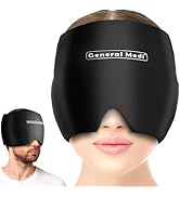 General Medi Headache & Migraine Ice Wrap Cap, Cold Therapy Migraine Relief Hat, Headache Ice Hat...
