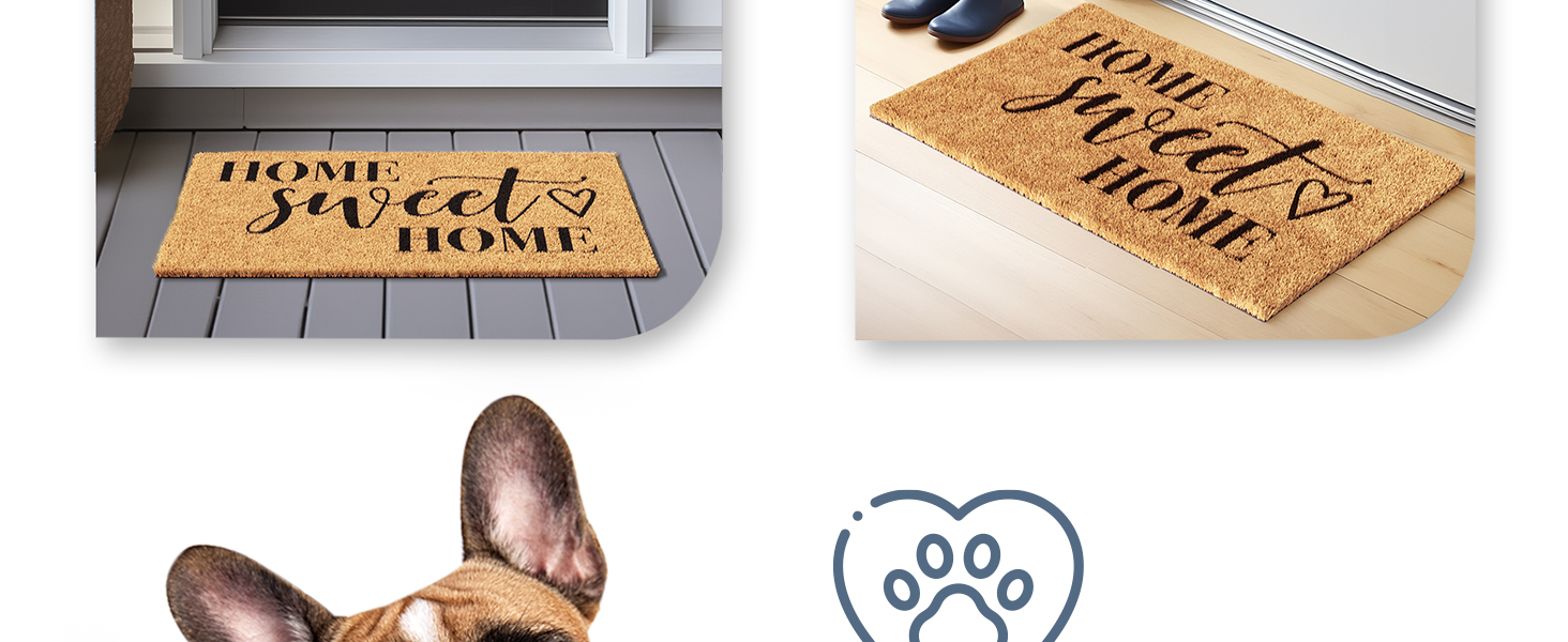 Welcome mat Front door mat Outdoor doormat Indoor welcome mat Eye-catching design