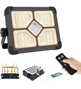 ERAY Rechargeable LED Work Light with Remote Control,15000mAh Battery 10000 LM Worklight, Portabl...