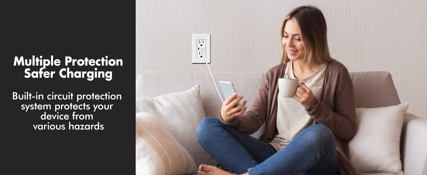 Multiple protection safer charging