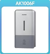 AIKE Foaming Wall Mount Soap Dispenser,27oz Drill-Free for Commercial Bathrooms,Model AK1006F(Sil...