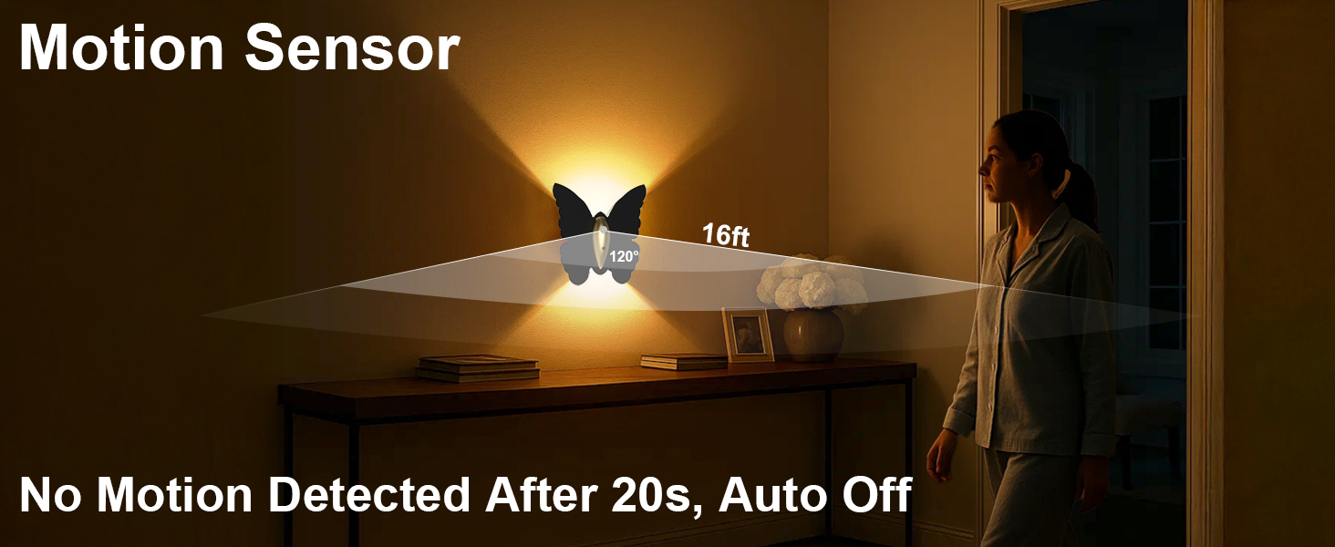 Motion sensor night light