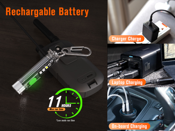 type C rechargeable flashlight
