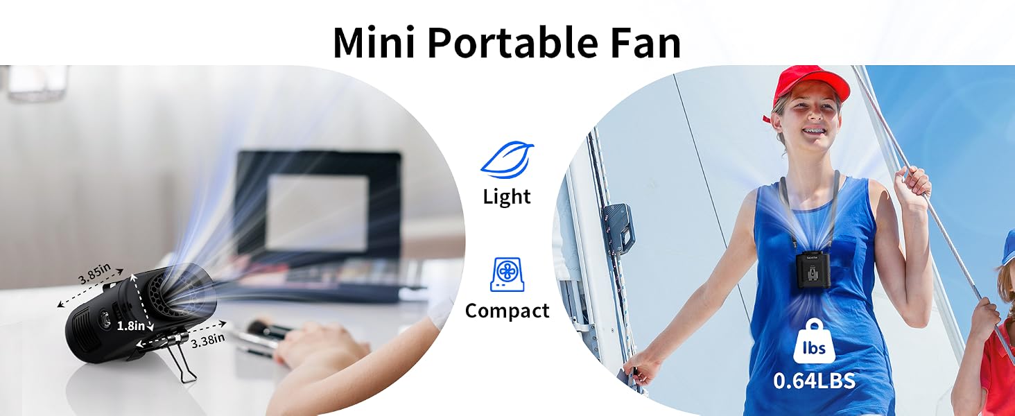 portable clip on fan