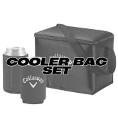 Callaway Soft Cooler Bag Gift Set with Magnetic Koozies, Black