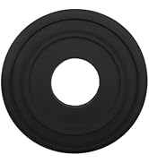 HEVSTIL Black Ceiling Medallion PU Ceiling Medallion for Light Fixtures Simple and Modern Ceiling...