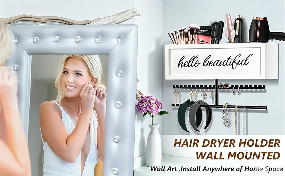 hair dryer holder