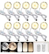 10PCS LED Lamp Kit 001 for Bambu Lab Light Kit MH001, 3 Color Temperature, Power Outage Color Sto...