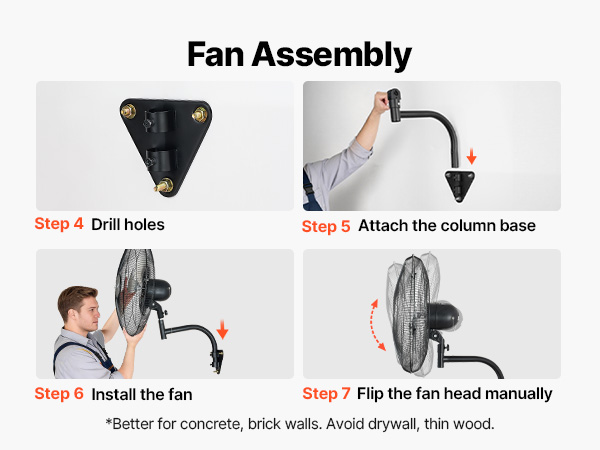 wall mounted fan
