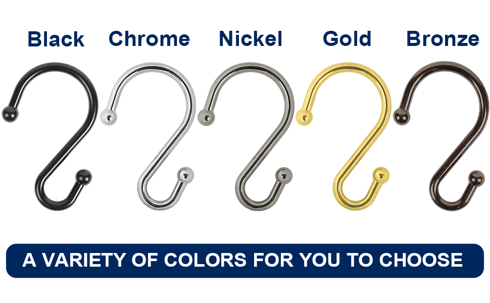 shower curtain hooks rings