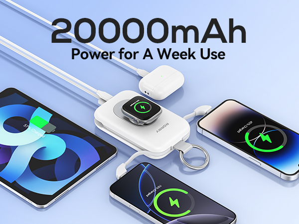 portable charger with built in cable portable charger built in cables