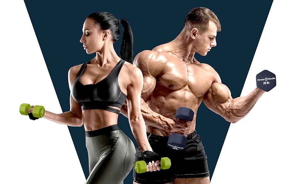 20lb 15lb lb neoprene hex easy grip anti slip roll workout dumbbells weights pairs home gym set