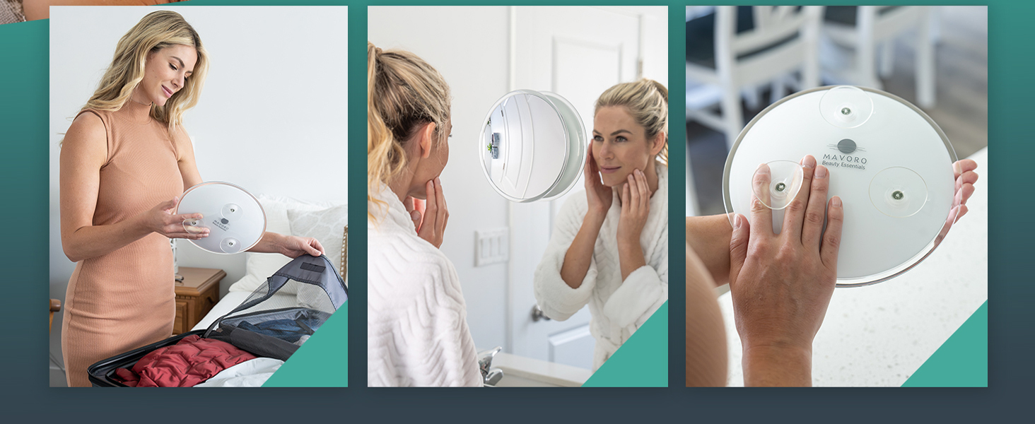 Usage examples of Suction Cup Large Mirror